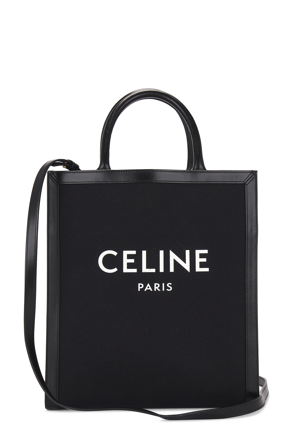 FWRD Renew Celine Vertical Cabas Tote Bag in Black REVOLVE