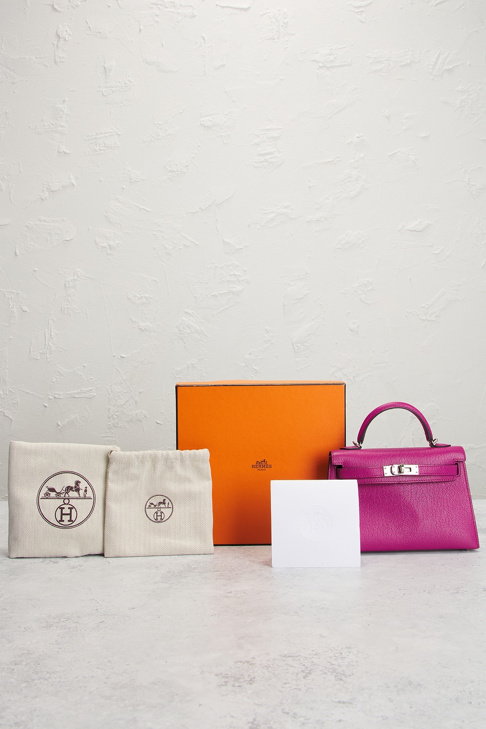 FWRD Renew Hermes Chevre Kelly 20 Handbag in Rose Purple | REVOLVE