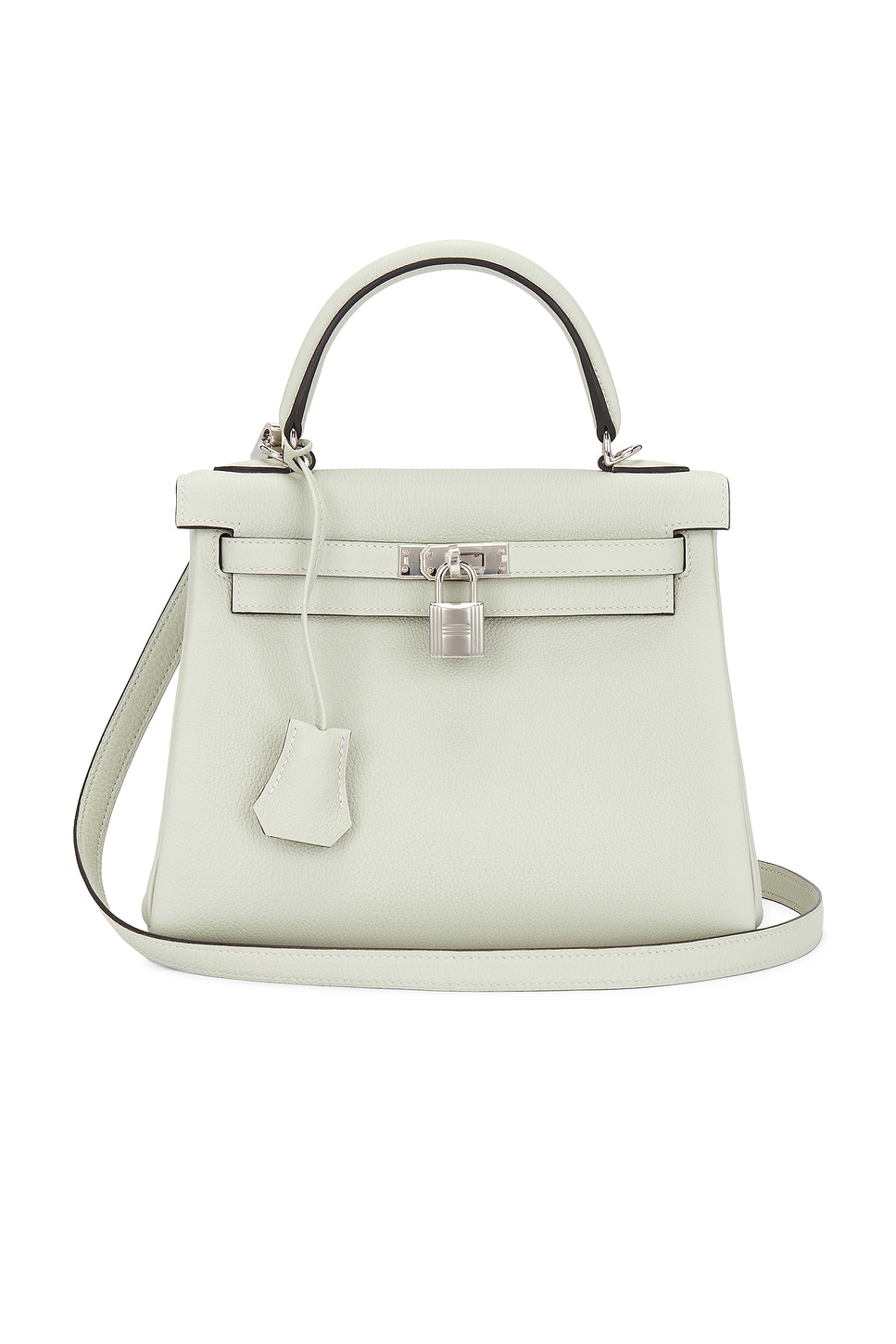 FWRD Renew Hermes Togo Kelly 25 Handbag in Vert Fizz | REVOLVE