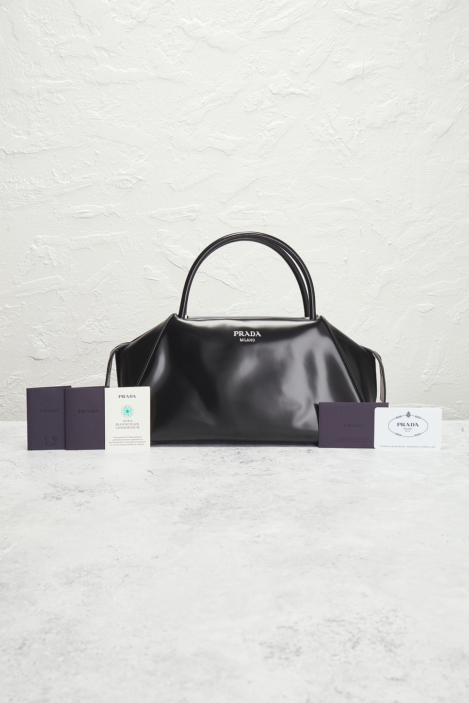 FWRD Renew Prada Supernova Handbag in Black | REVOLVE