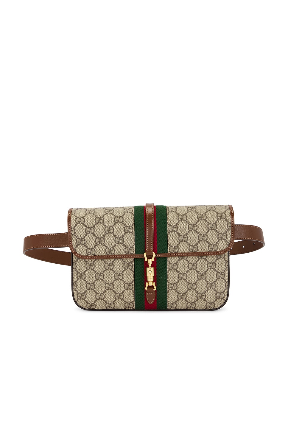 FWRD Renew SAC BANANE GUCCI en Beige REVOLVE