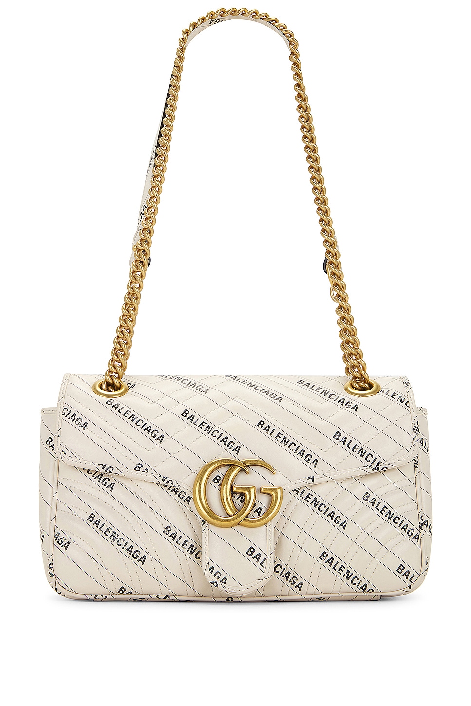 FWRD Renew Gucci Dionysus Chain Shoulder Bag in Rose Gold