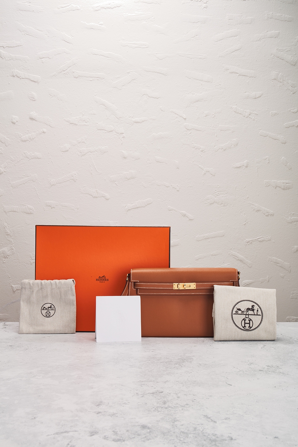 Hermes Epsom Kelly Elan Shoulder Bag