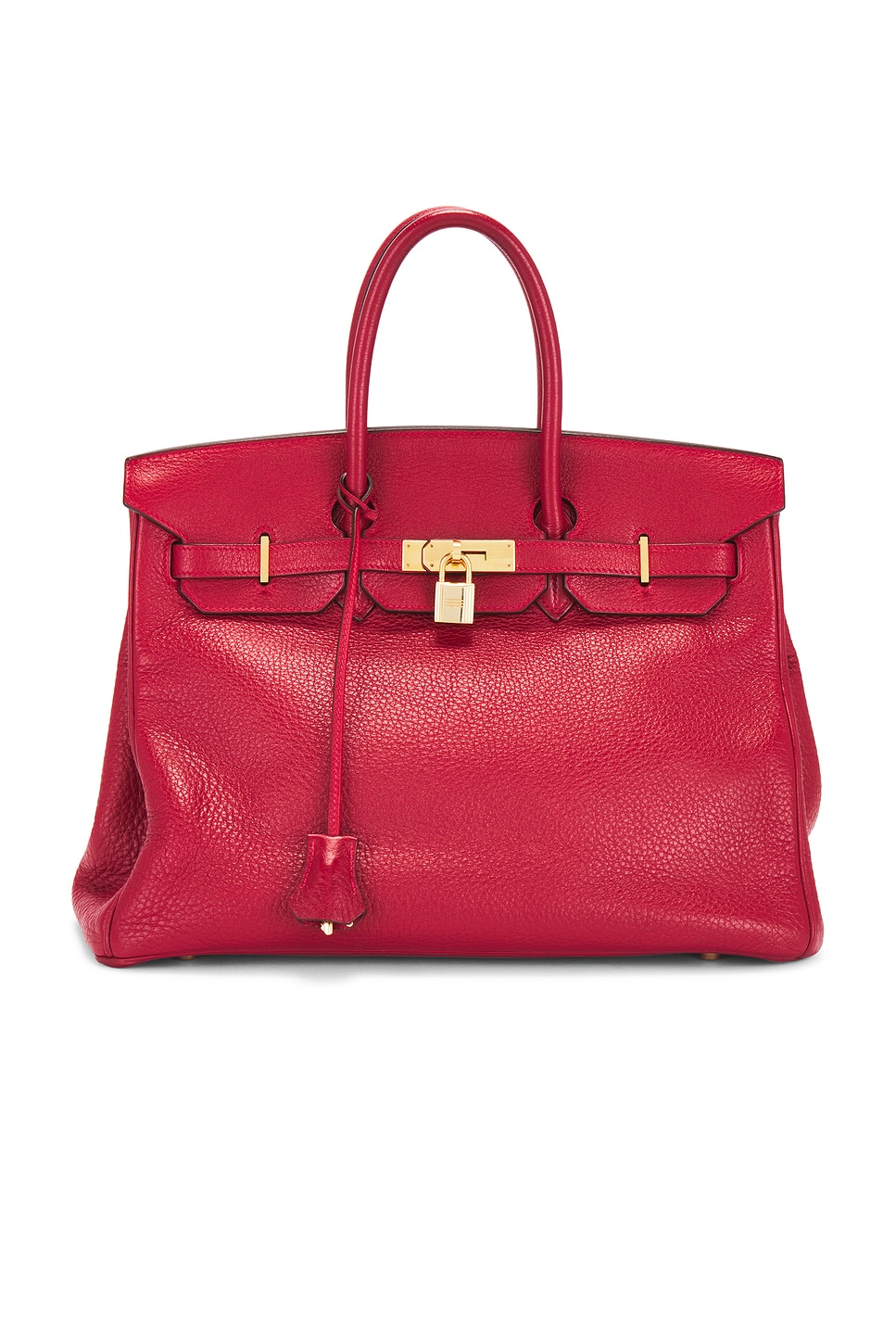 Hermes Taurillon Clemence Birkin Retourne 35 Handbag