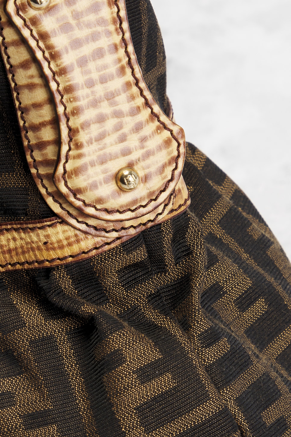 Fendi Zucca Chef Shoulder Bag