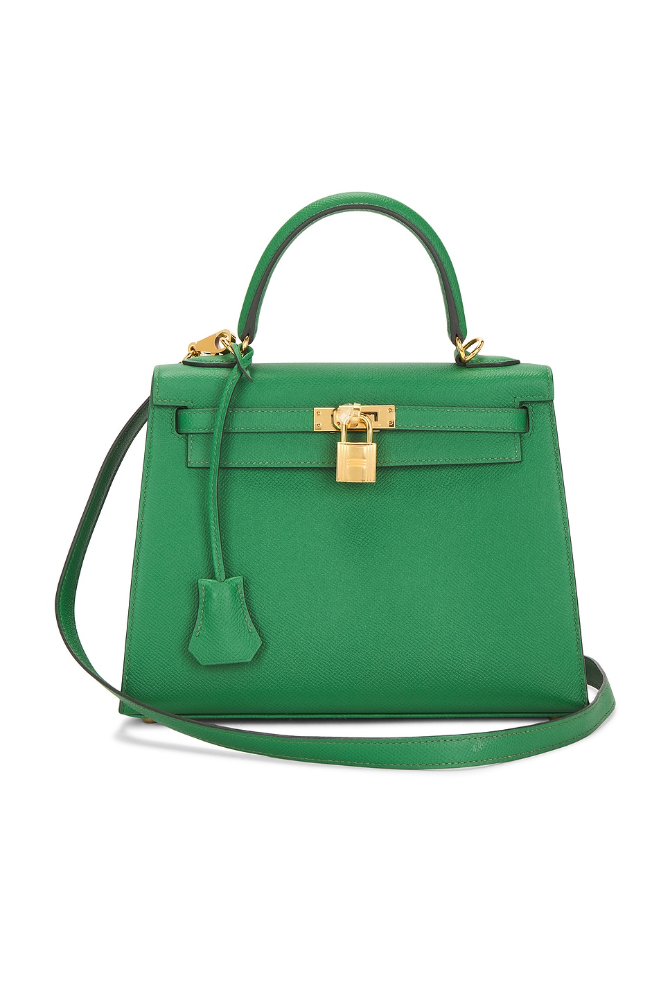 Hermes Epsom Kelly 25 Sellier Handbag