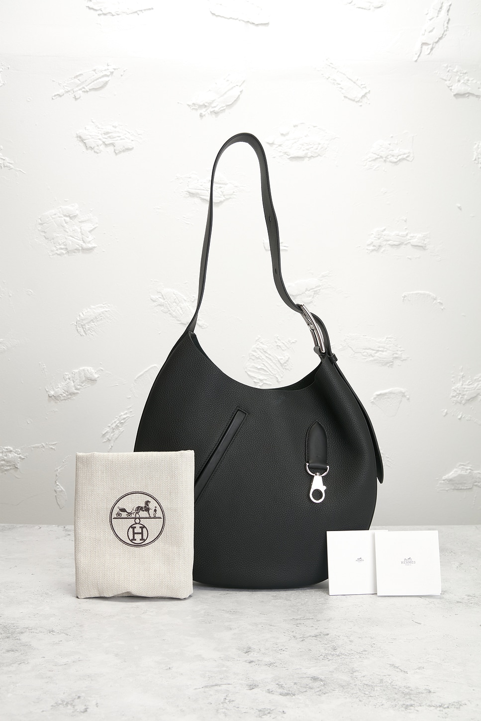 Hermes Togo & Swift Arcon Shoulder Bag