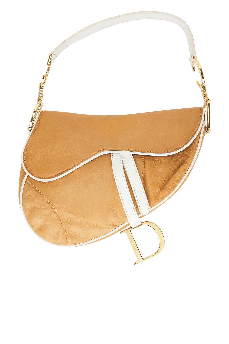FWRD Renew DIOR サドルバッグ - Beige | REVOLVE
