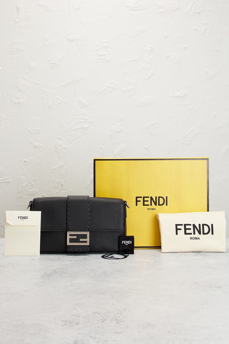 Fendi Selleria Baguette Shoulder Bag