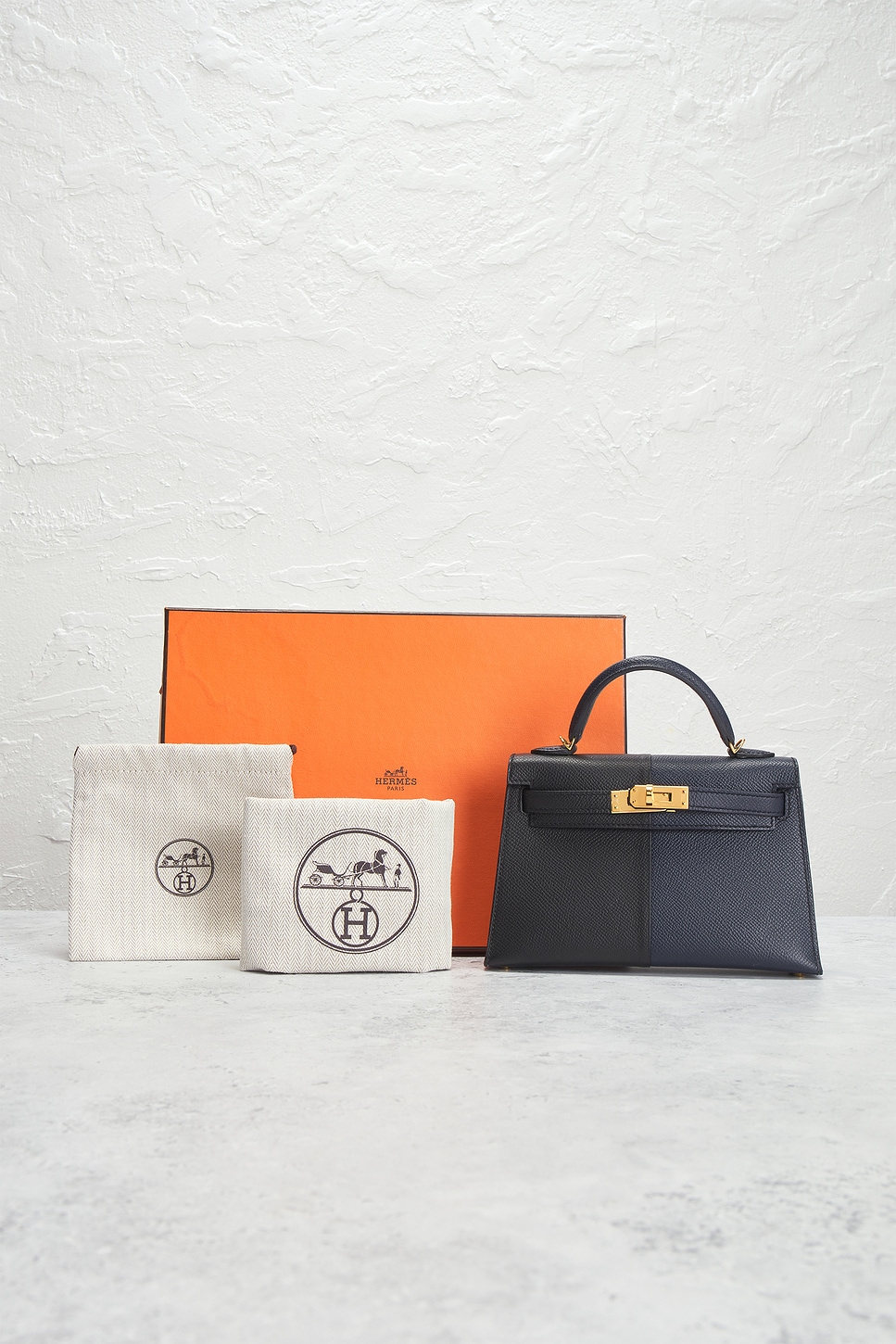 Hermes Casaque Veau Epsom Kelly 20 Handbag
