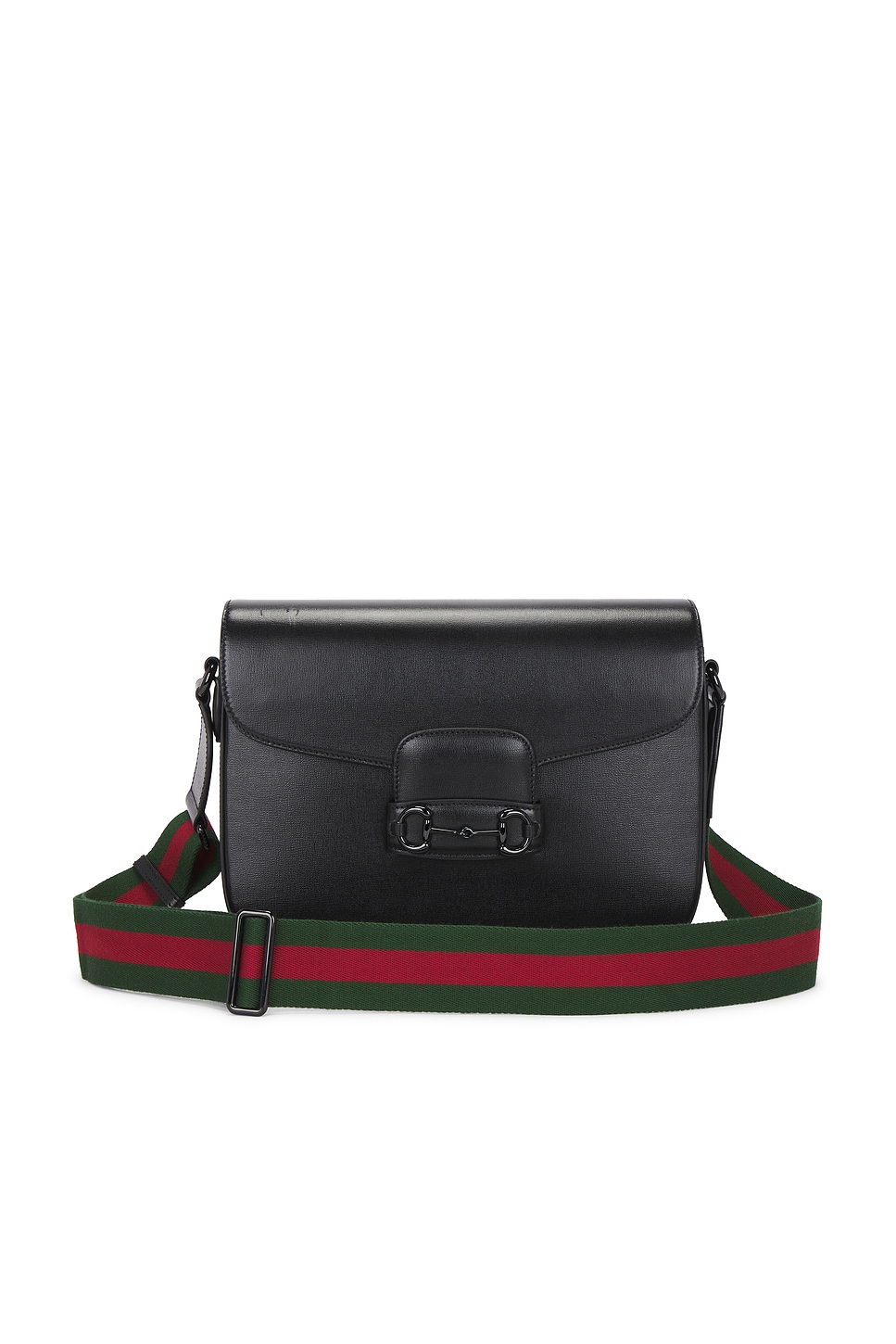 FWRD Renew Gucci Horsebit 1955 Shoulder Bag in Black | REVOLVE