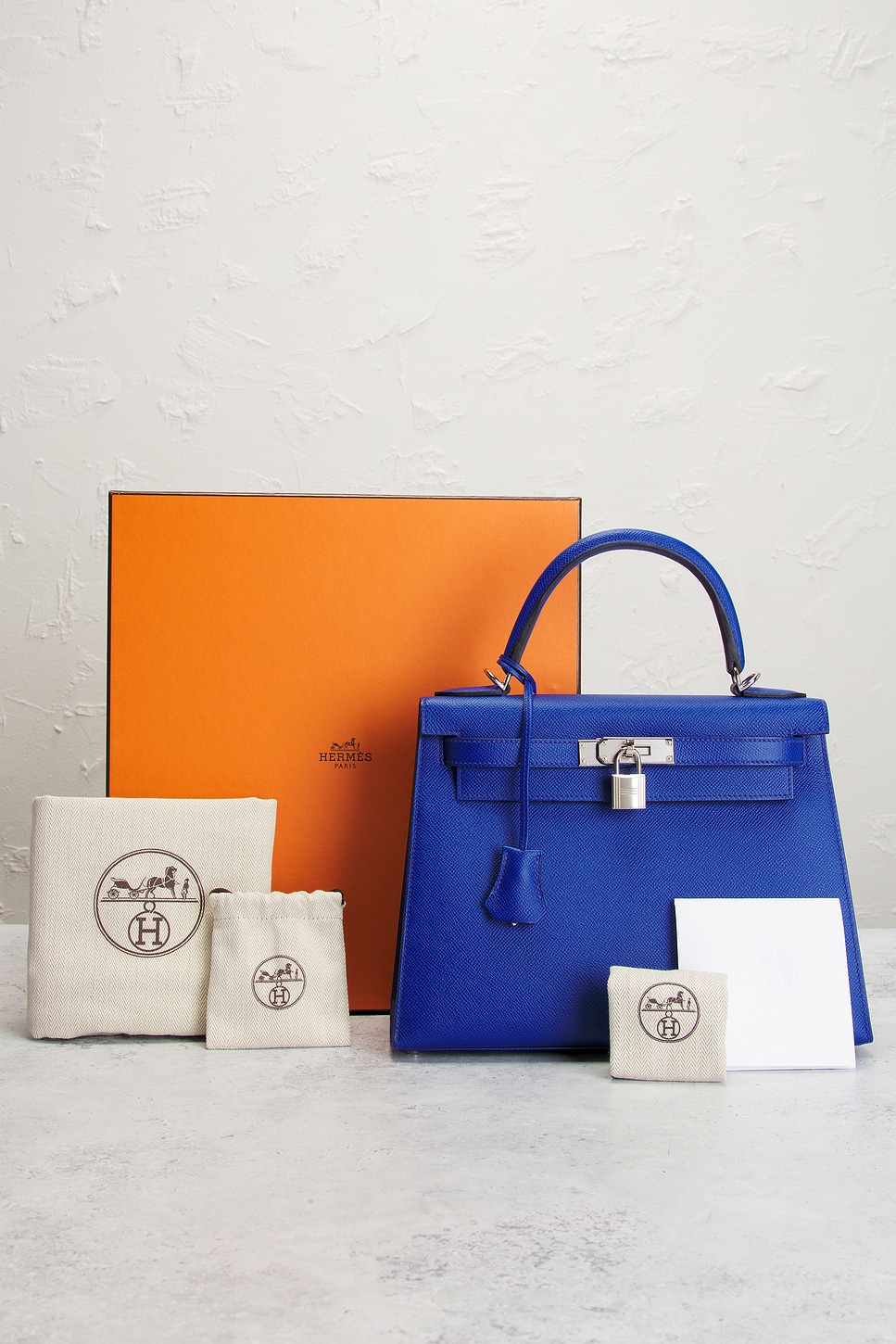 Hermes Epsom Kelly 28 Sellier Handbag
