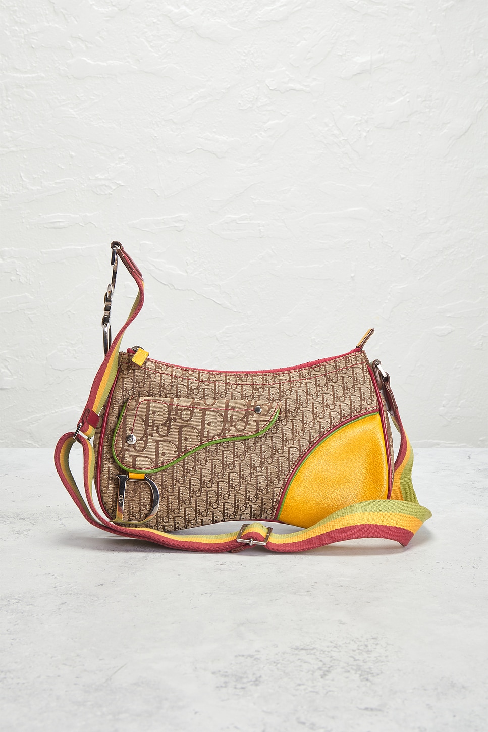 Dior Rasta Trotter Double Saddle Bag