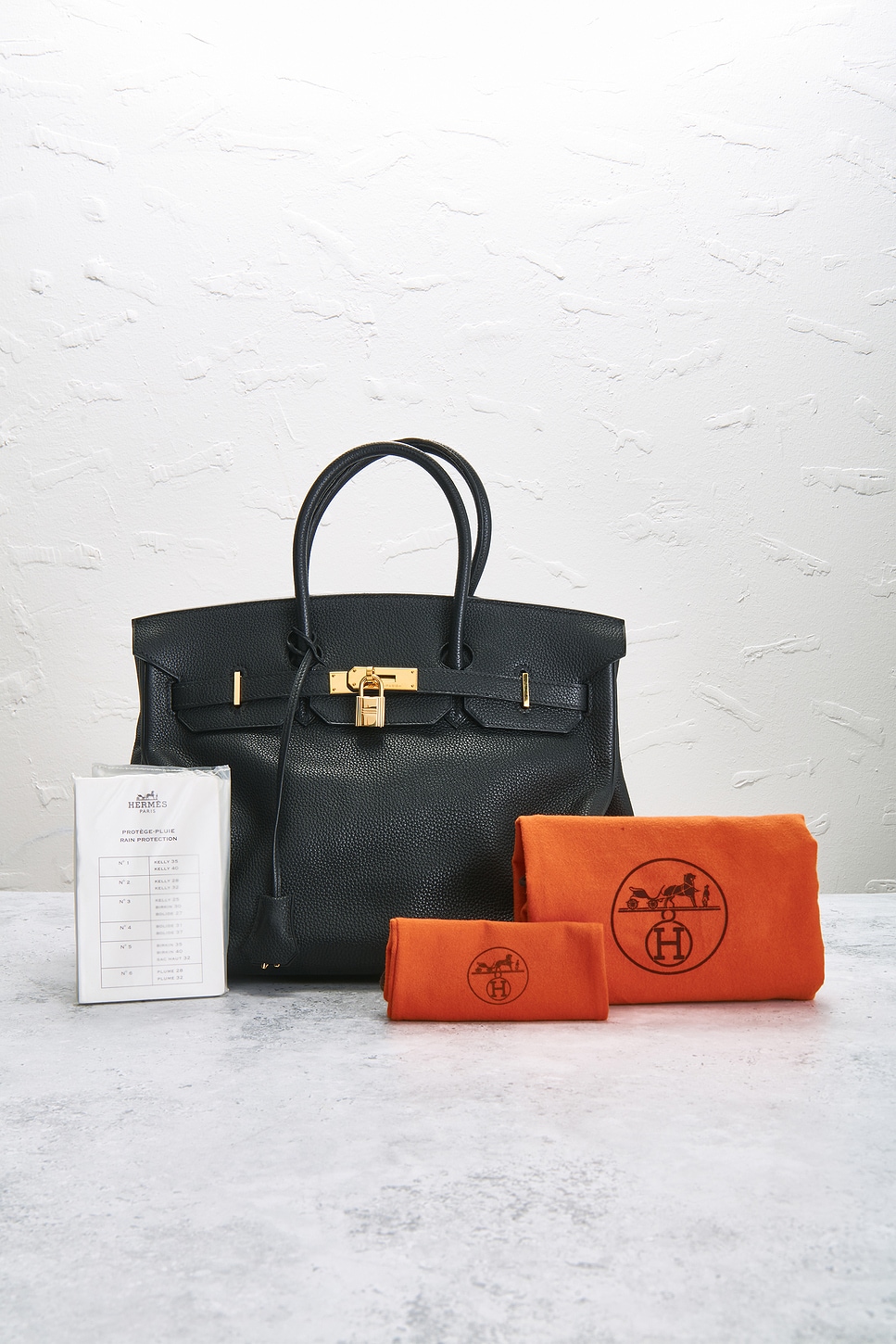 Hermes Taurillon Clemence Birkin 40 Retourne Handbag