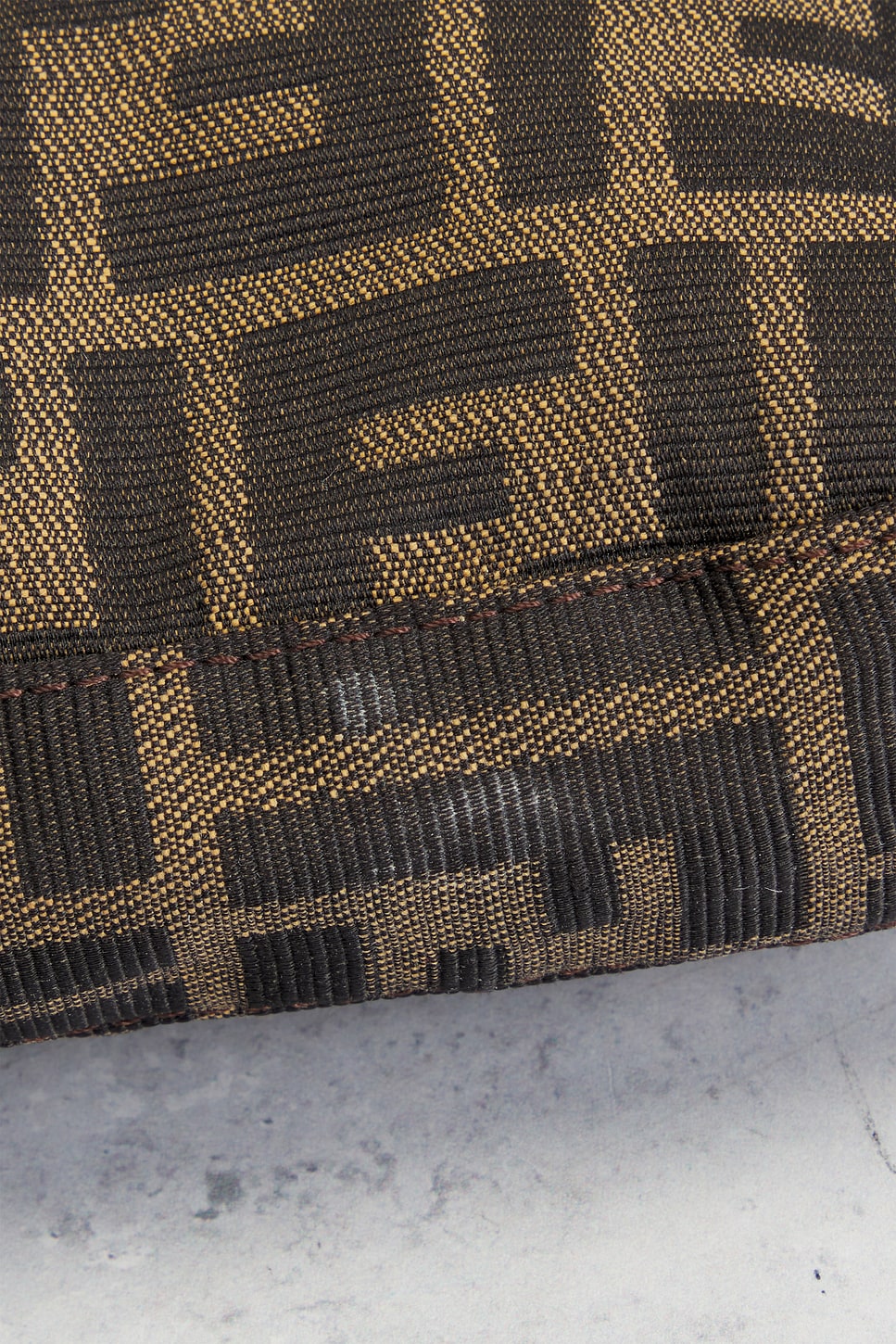 Fendi Zucca Baguette Shoulder Bag