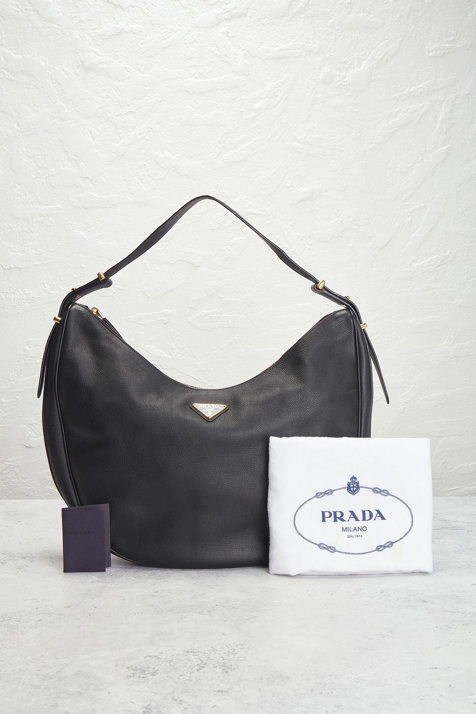 FWRD Renew PRADA ホーボーバッグ - Black | REVOLVE