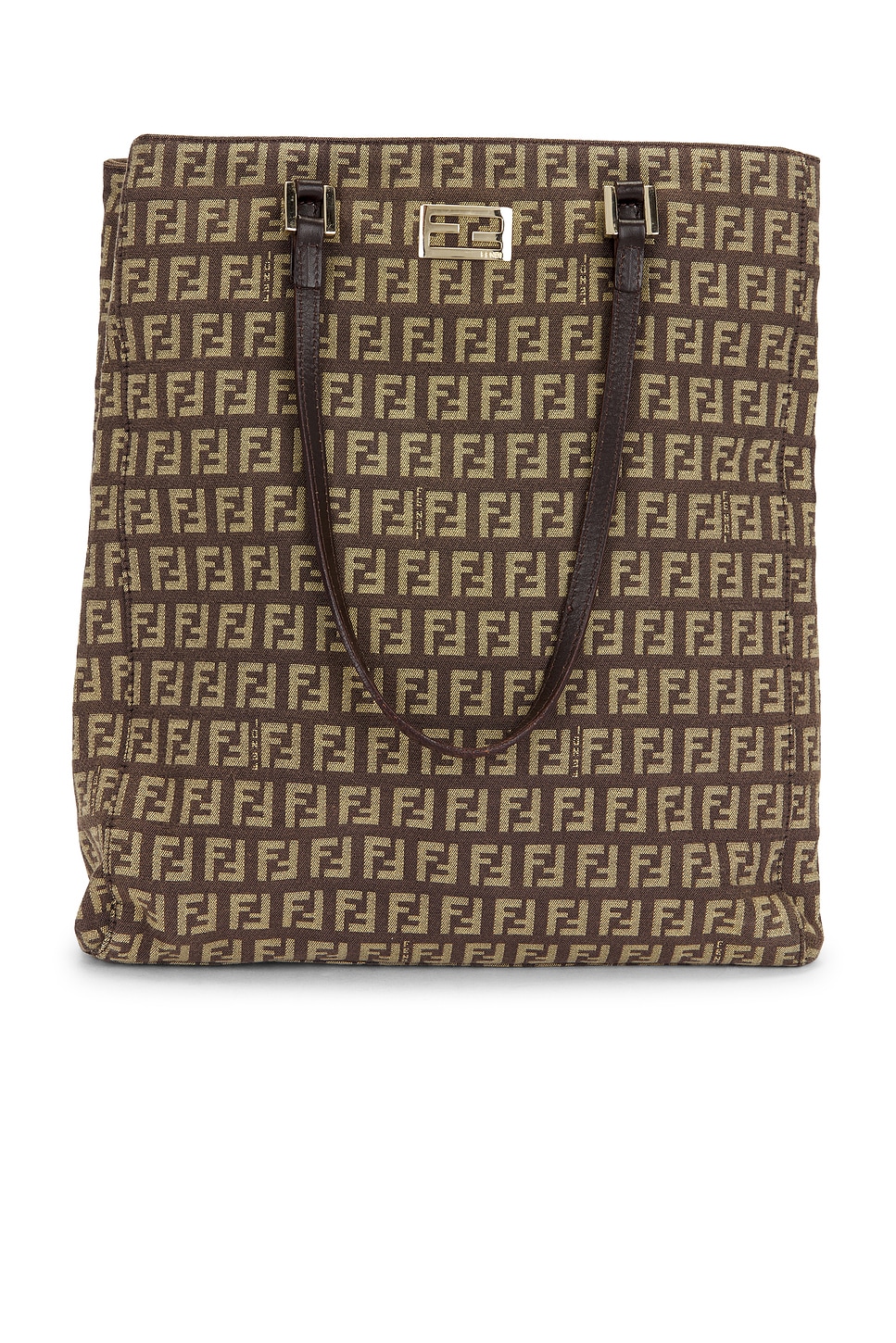 FWRD Renew Fendi Zucchino Tote Bag in Beige | REVOLVE
