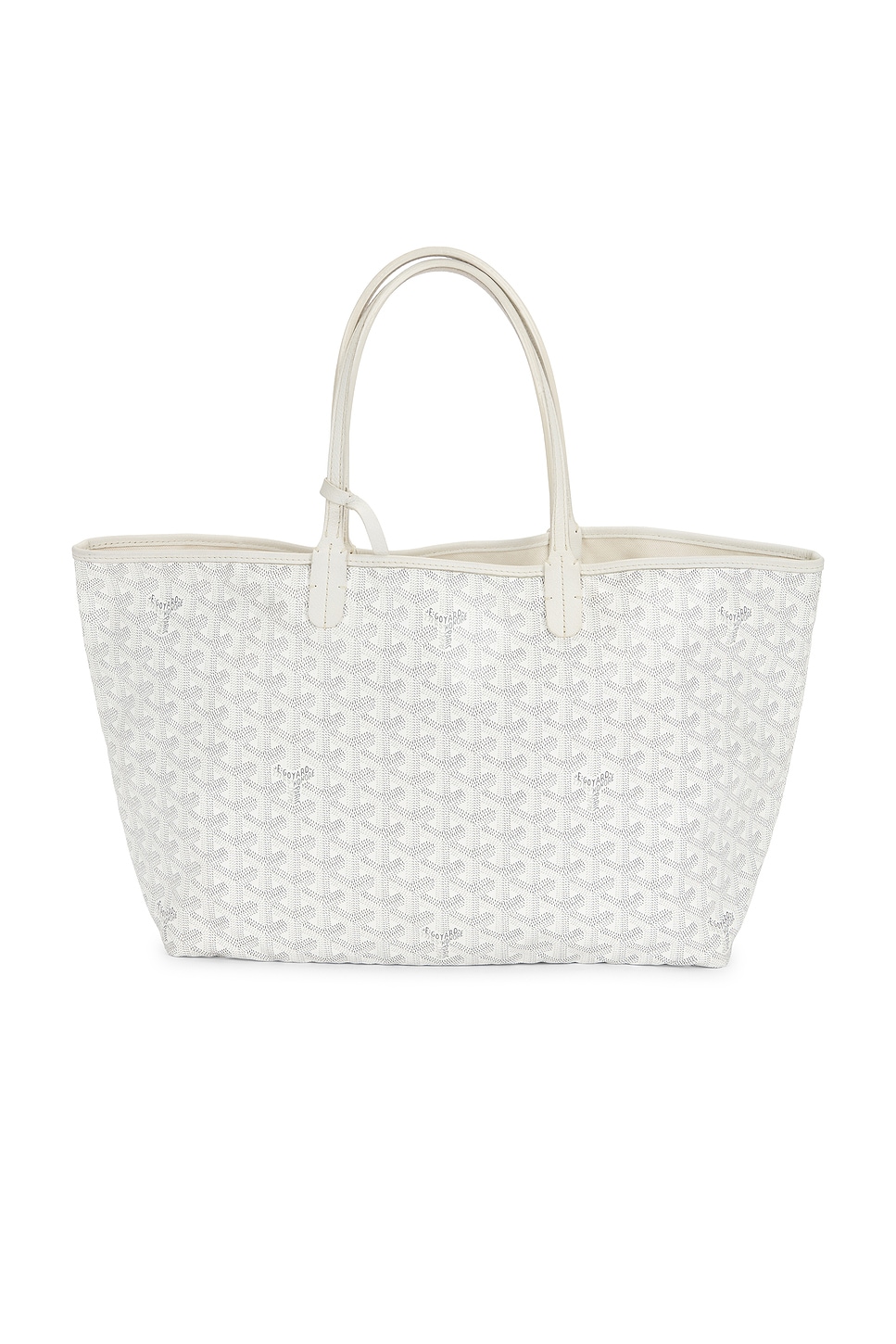 FWRD Renew Goyard Saint Louis PM Tote Bag in White | REVOLVE
