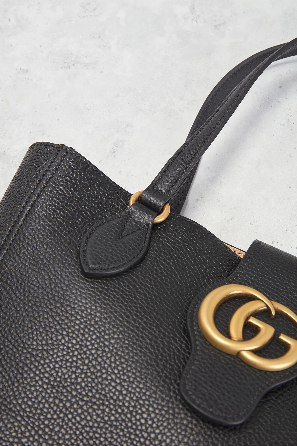 FWRD Renew Gucci Dahlia Tote Bag in Black | REVOLVE