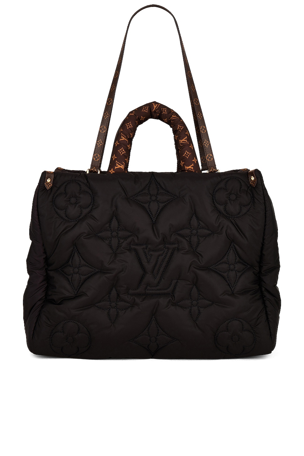 FWRD Renew Louis Vuitton Pillow Speedy Bandouliere 25 Bag in Navy