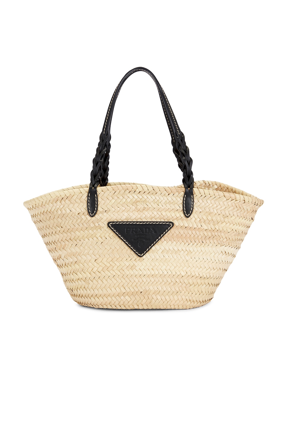 Prada Prada Palmitto Vitello Basket Tote Bag