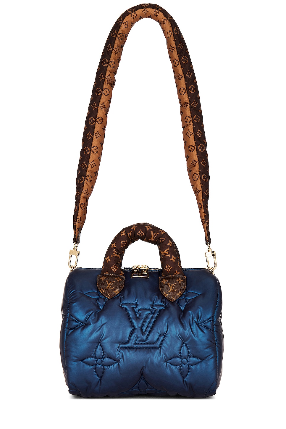 Louis Vuitton Speedy Bandouliere Monogram 25 Brown in Coated