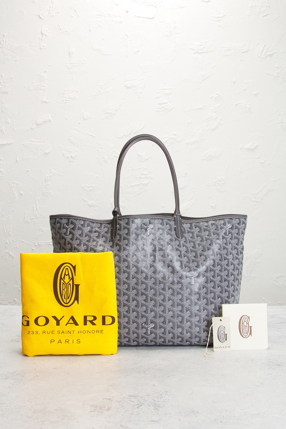 FWRD Renew Goyard Saint Louis PM Tote Bag in Grey | REVOLVE