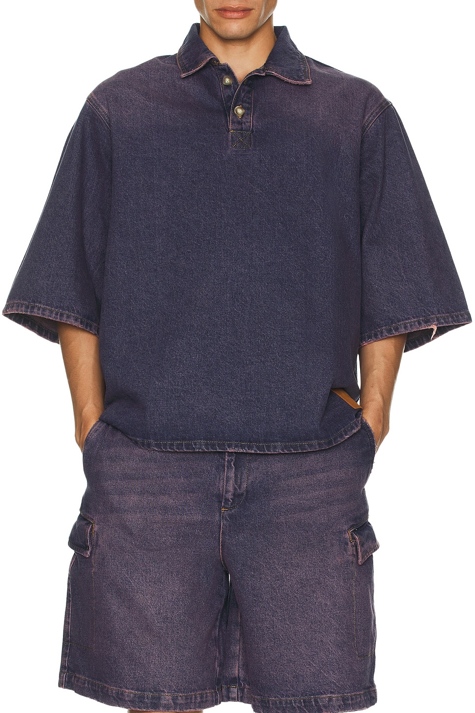 Denim Polo - Thumbnail 3