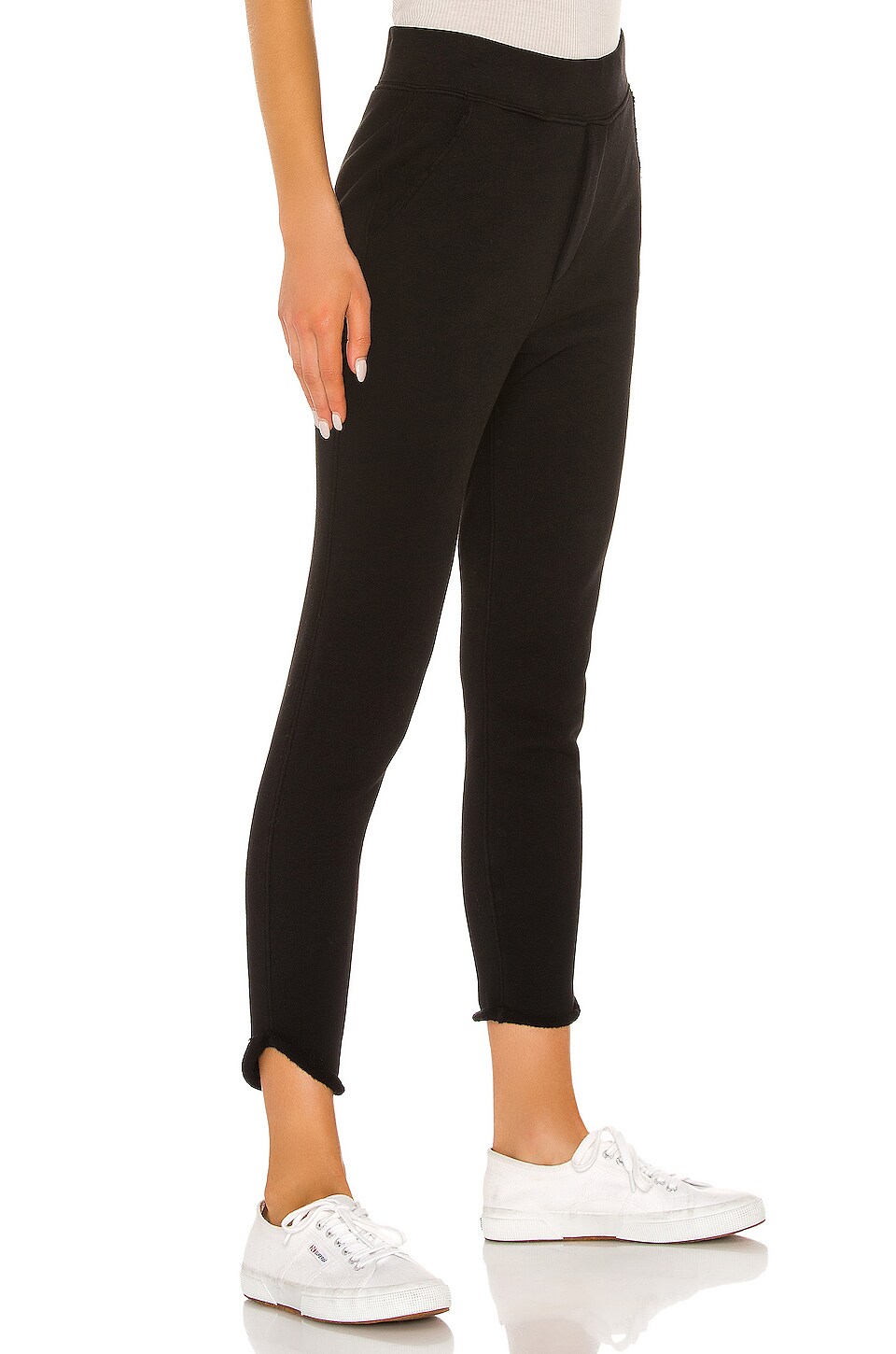 Frank & Eileen Tulip Ankle Sweatpant Black