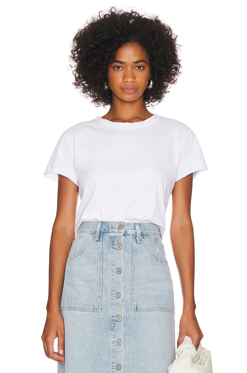 Image 1 of Theo Perfect Tee in White