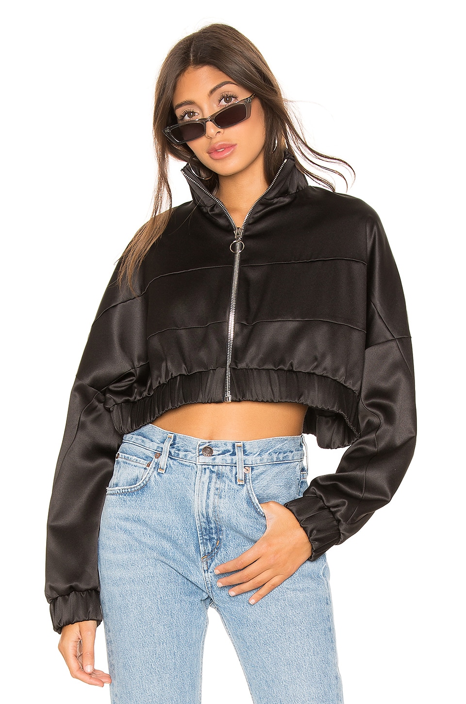 satin track jacket