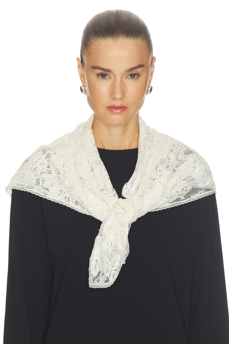 Rosa Lace Scarf - thumbnail 2