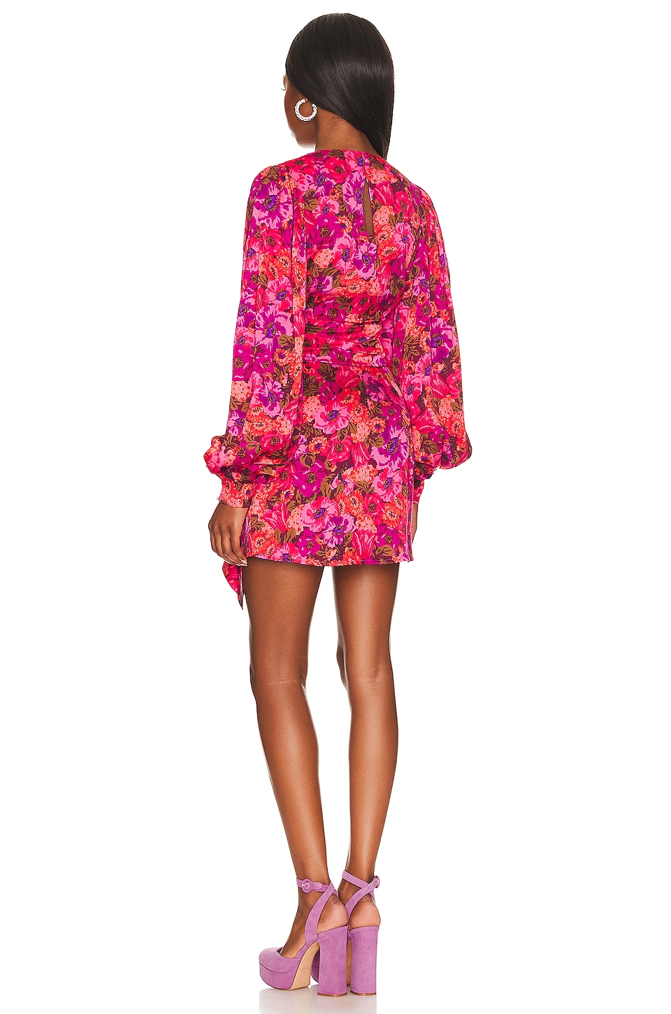 For Love & Lemons Lauren Long Sleeve Mini Dress