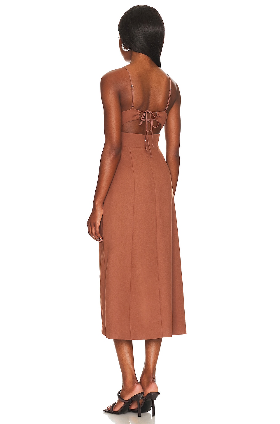 for love and lemons natasha midi dress For Love & Lemons Natasha Midi Dress Cream In White - 30% Off