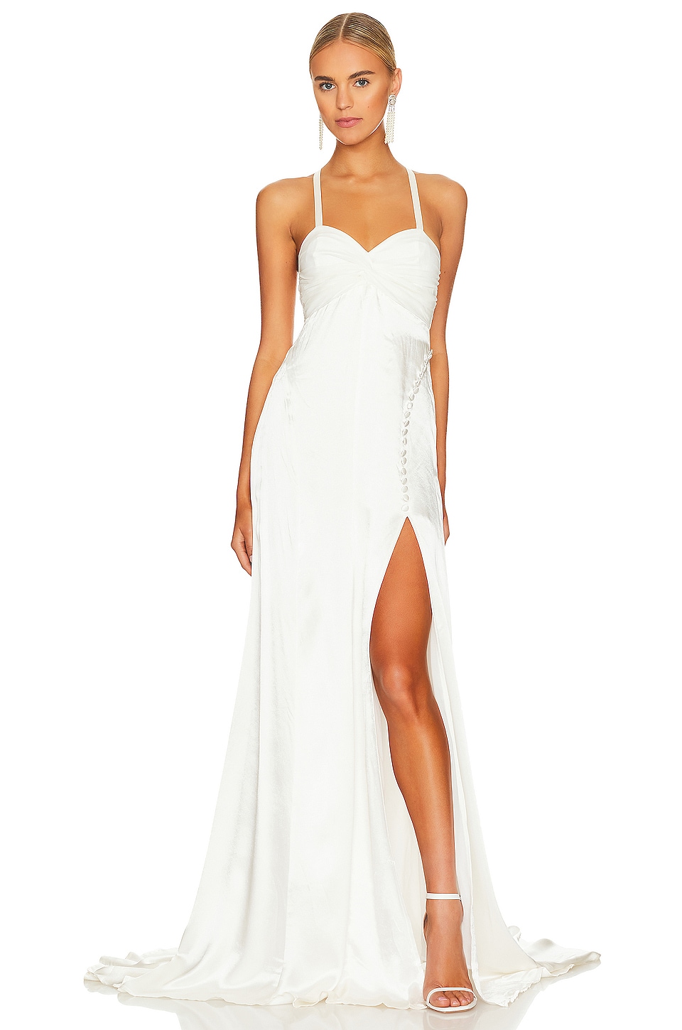 For Love & Lemons Esme Bridal Gown in White