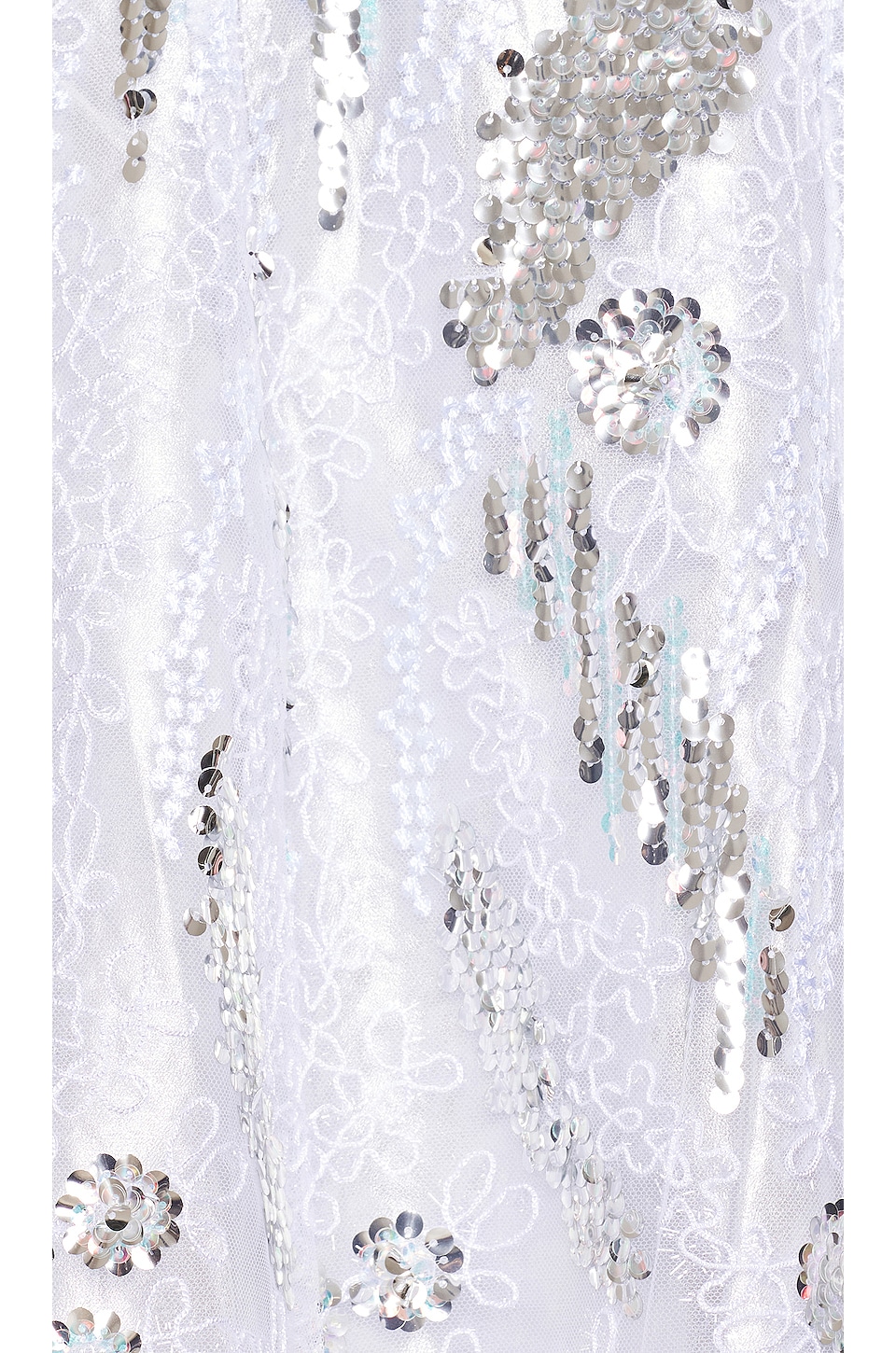 For Love & Lemons Opal Mini Dress in Silver | REVOLVE
