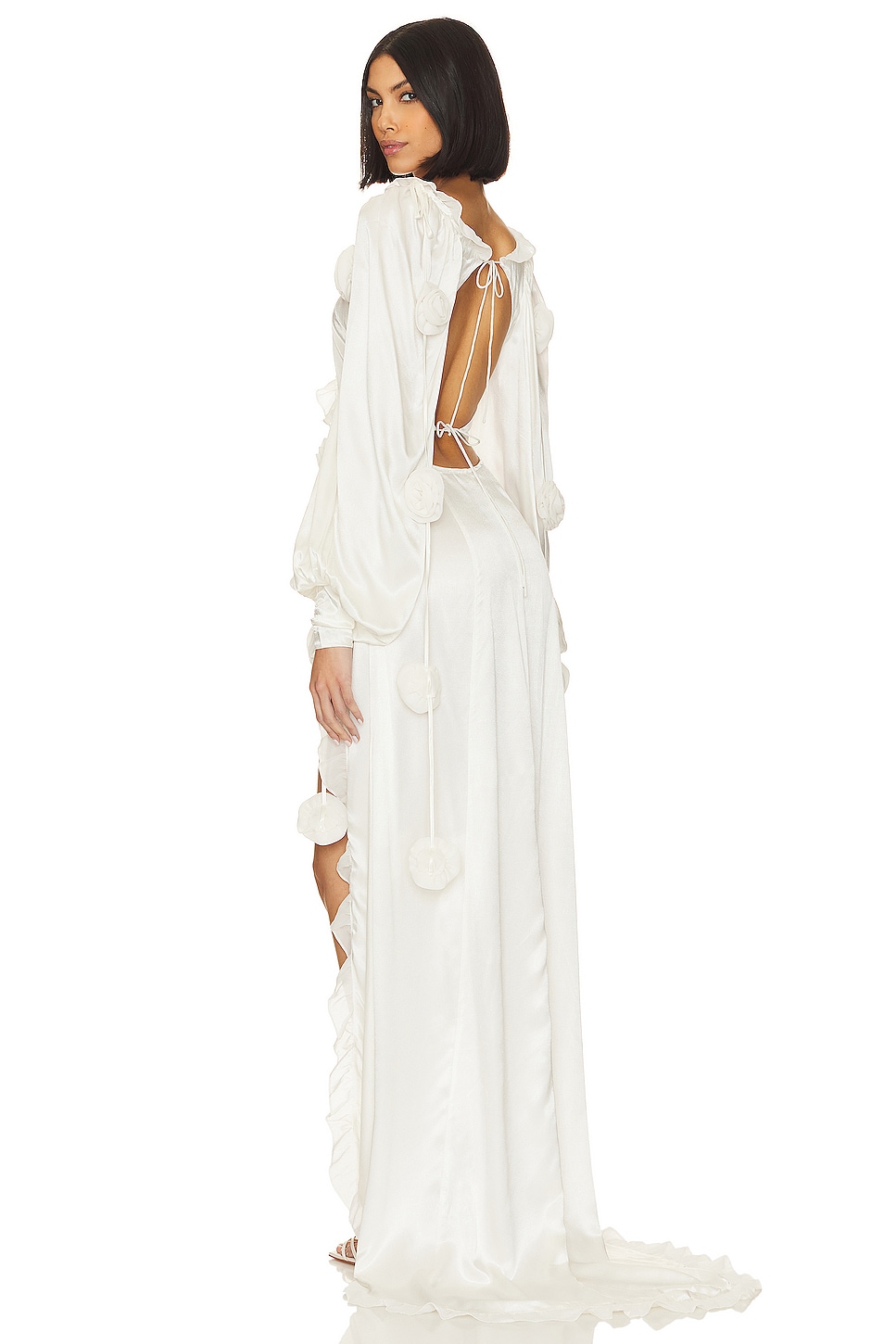 long tiered maxi dress 'Selene' Tiered Maxi Dress