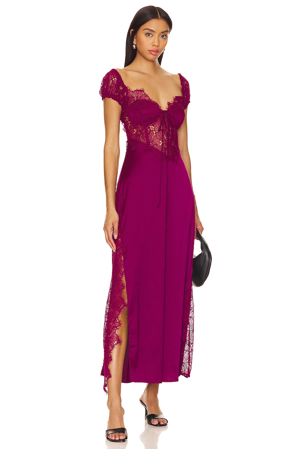 For love and 2024 lemons purple lace dress