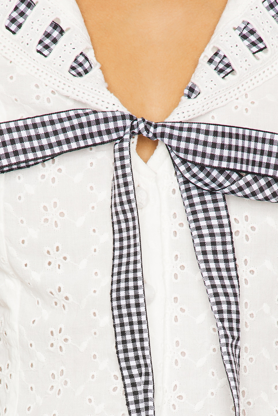 For Love Lemons Rosie Ribbon Mini Dress in White REVOLVE