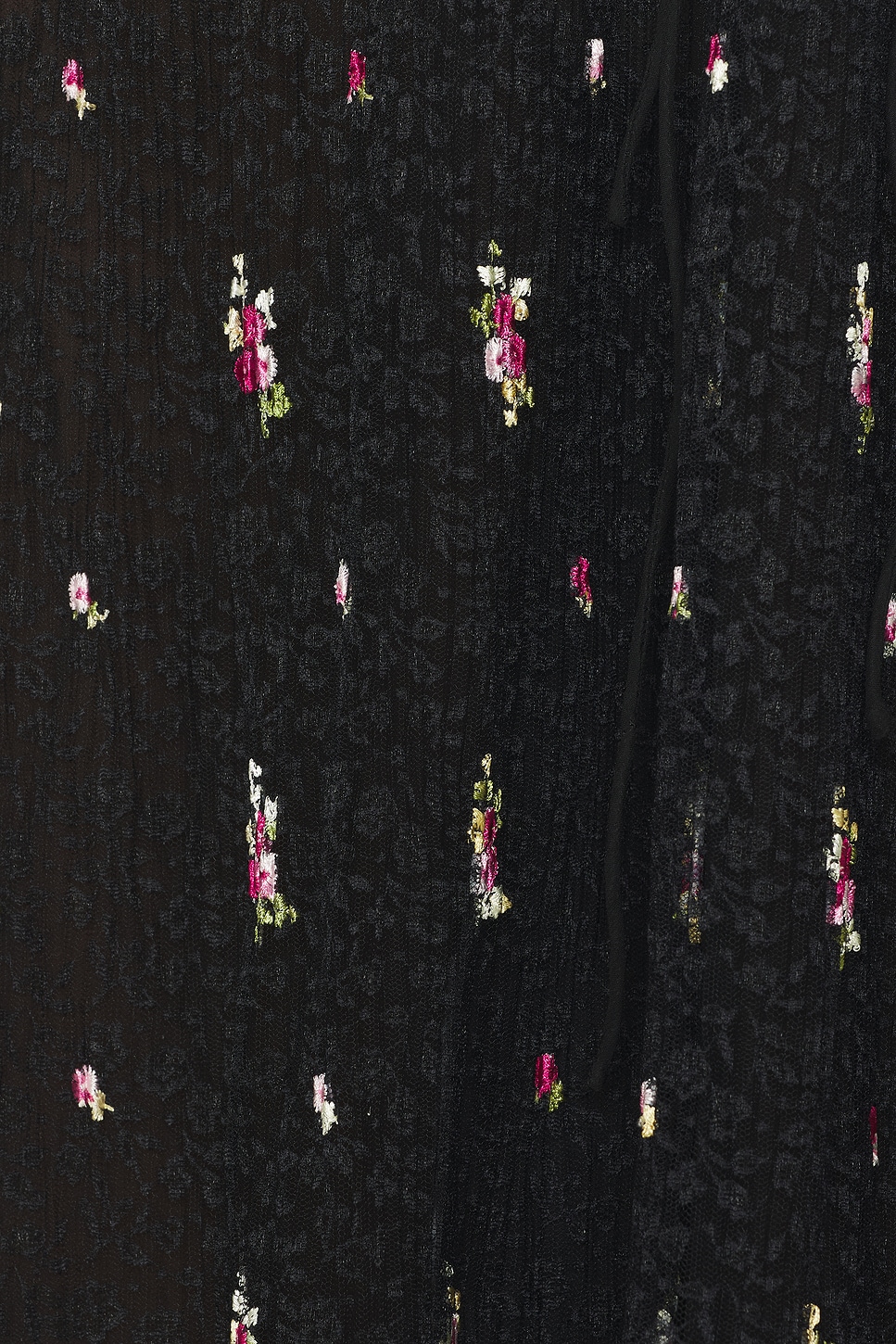 Poppy Pleated Lace Maxi Dress