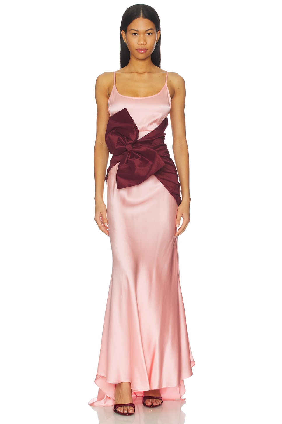 strapless open back dress FOR LOVE & LEMONS | Orsa Mini Dress