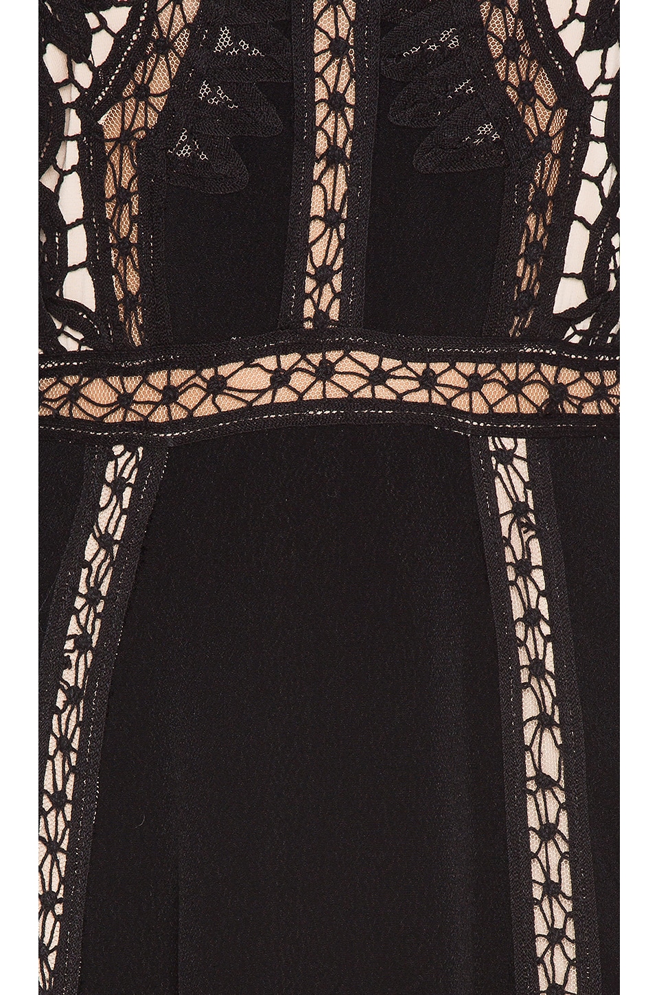 For Love & Lemons Penelope Mini Dress in Black | REVOLVE