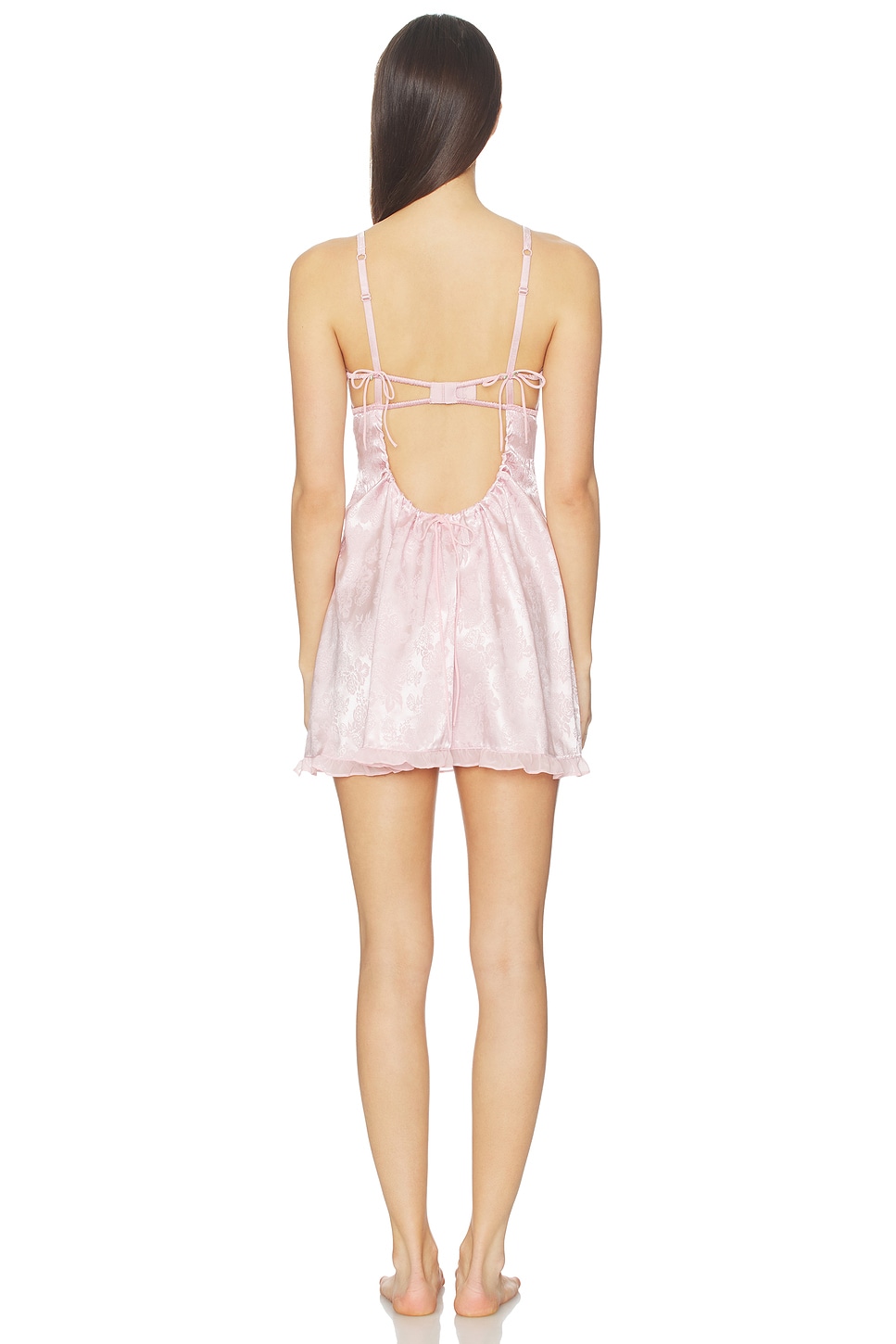 slim fit dress slacks For Love & Lemons Paloma Slip Dress Baby Blue – blueandcream main image 0