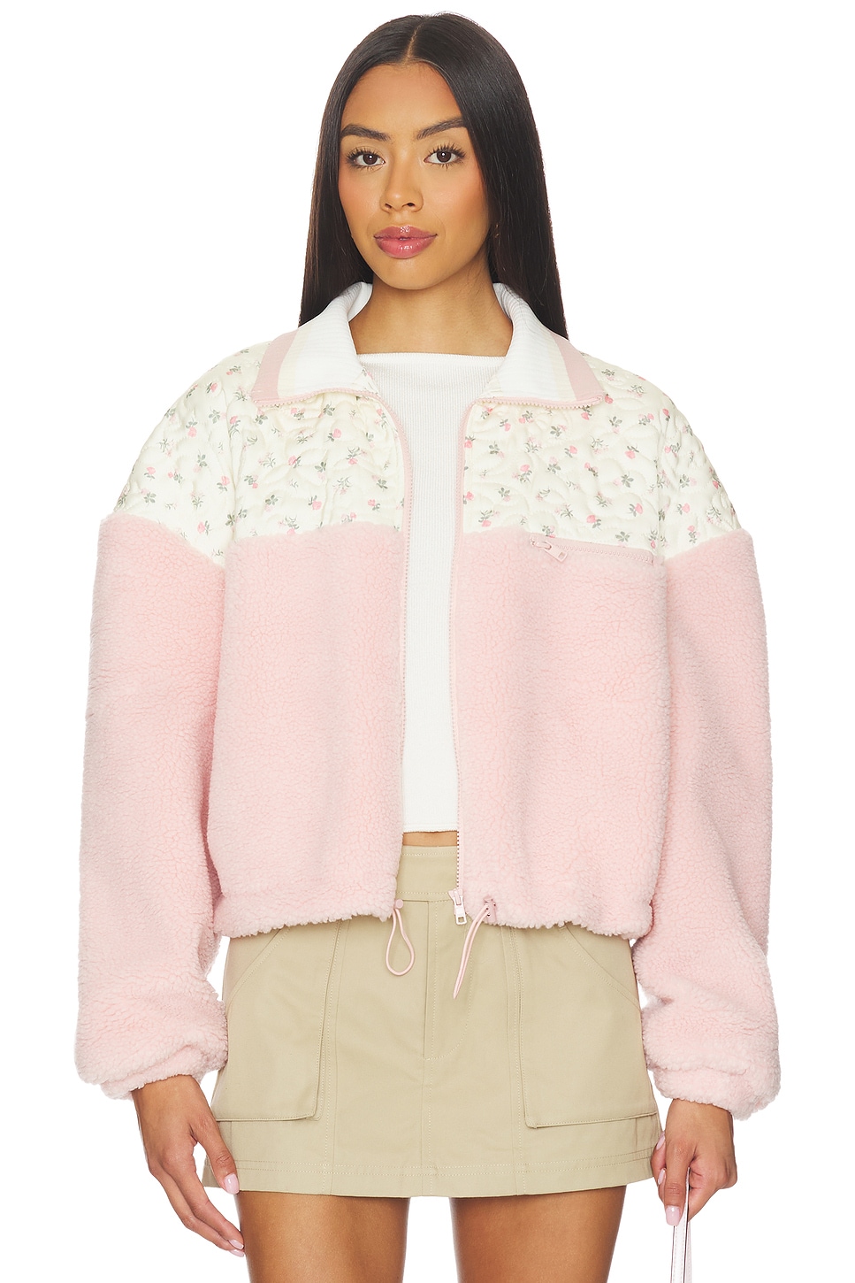 For Love & Lemons Saide Jacket in Pink | REVOLVE