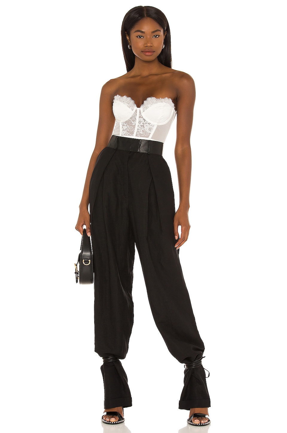 For Love & Lemons X REVOLVE Lace Bodysuit in White | REVOLVE