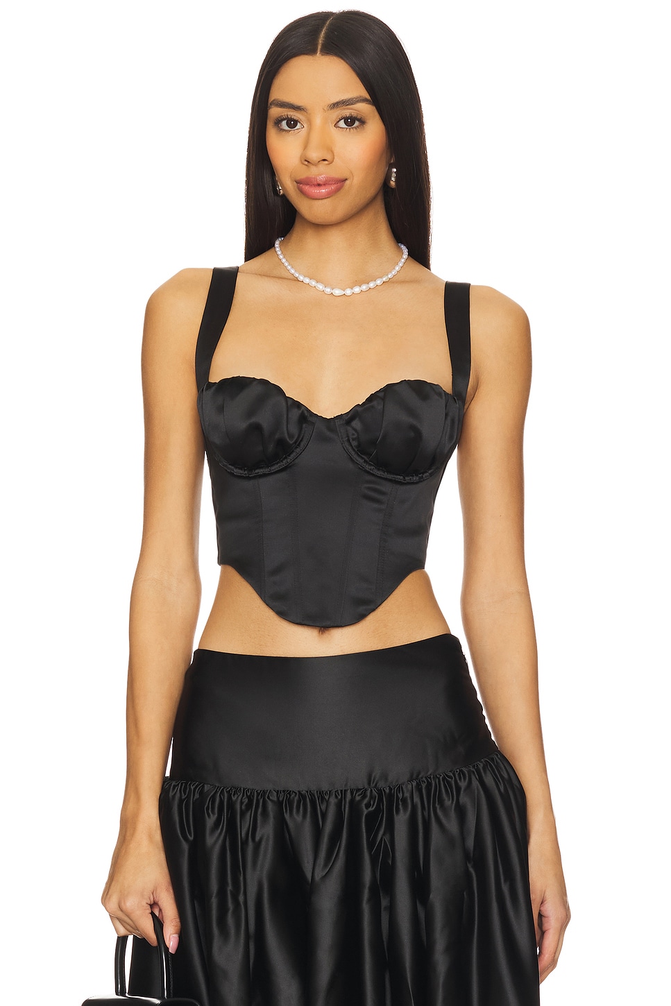 For Love & Lemons Nelly Top in Black | REVOLVE