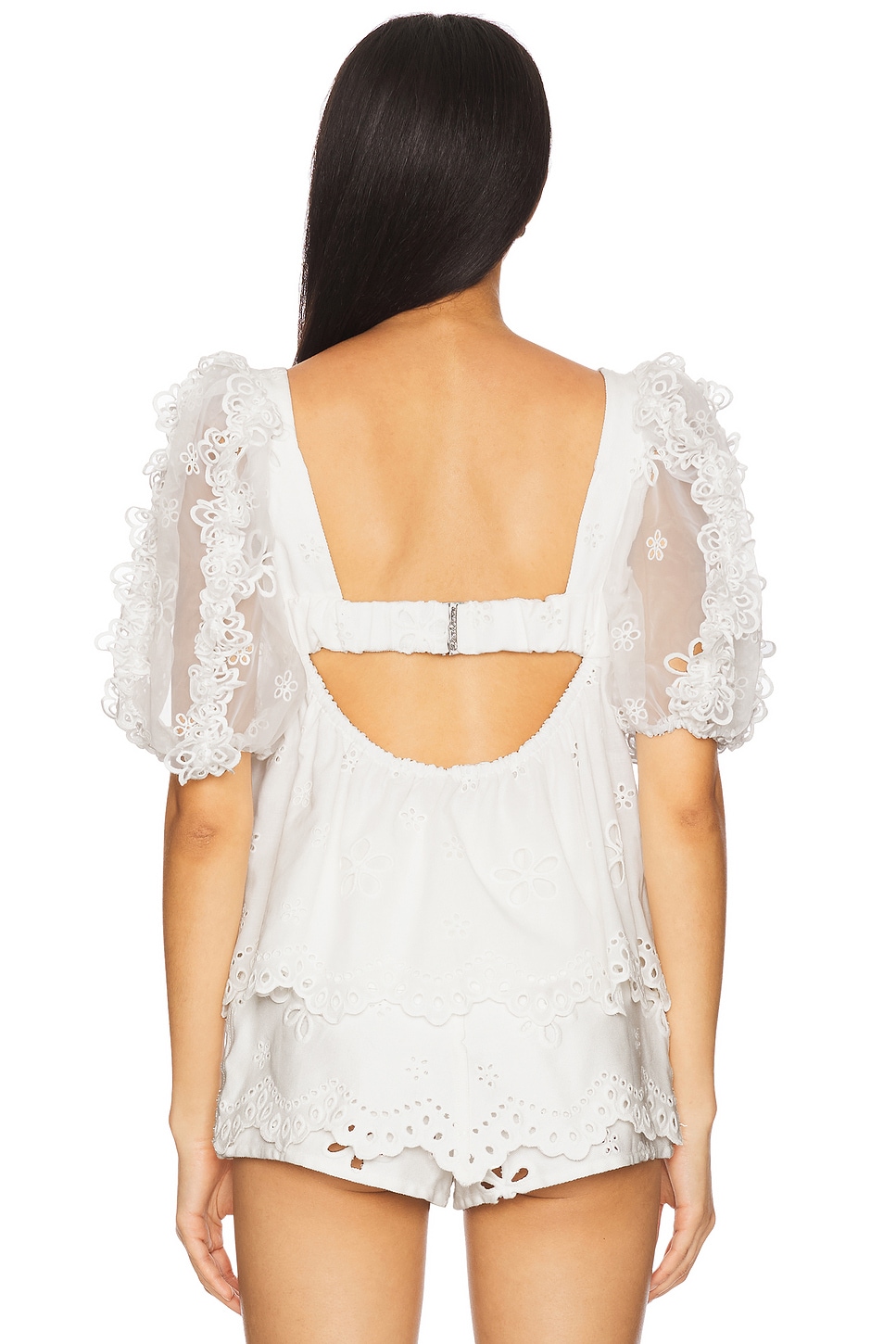 Daisy Eyelet Top - Thumbnail 3