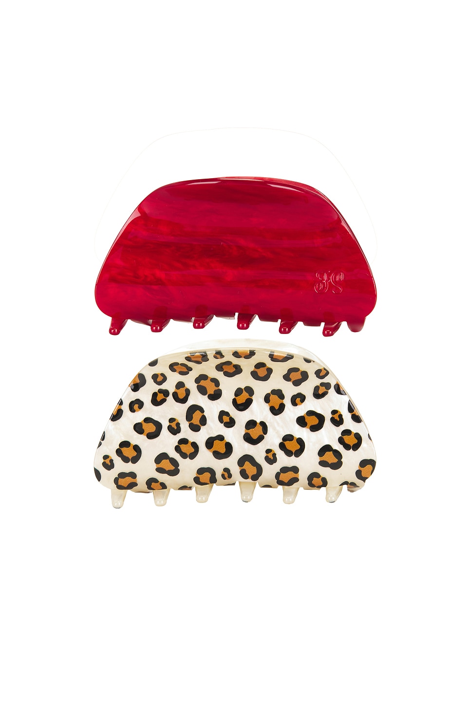Cheetah Claw Clip Set - thumbnail 2