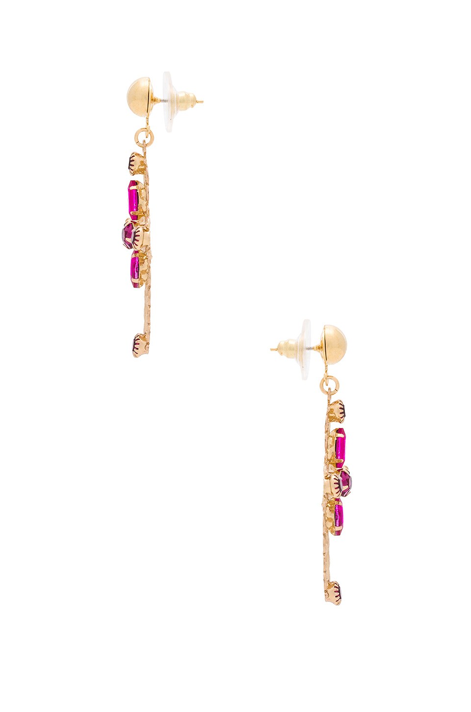 Frasier Sterling Madonna Earrings in Purple