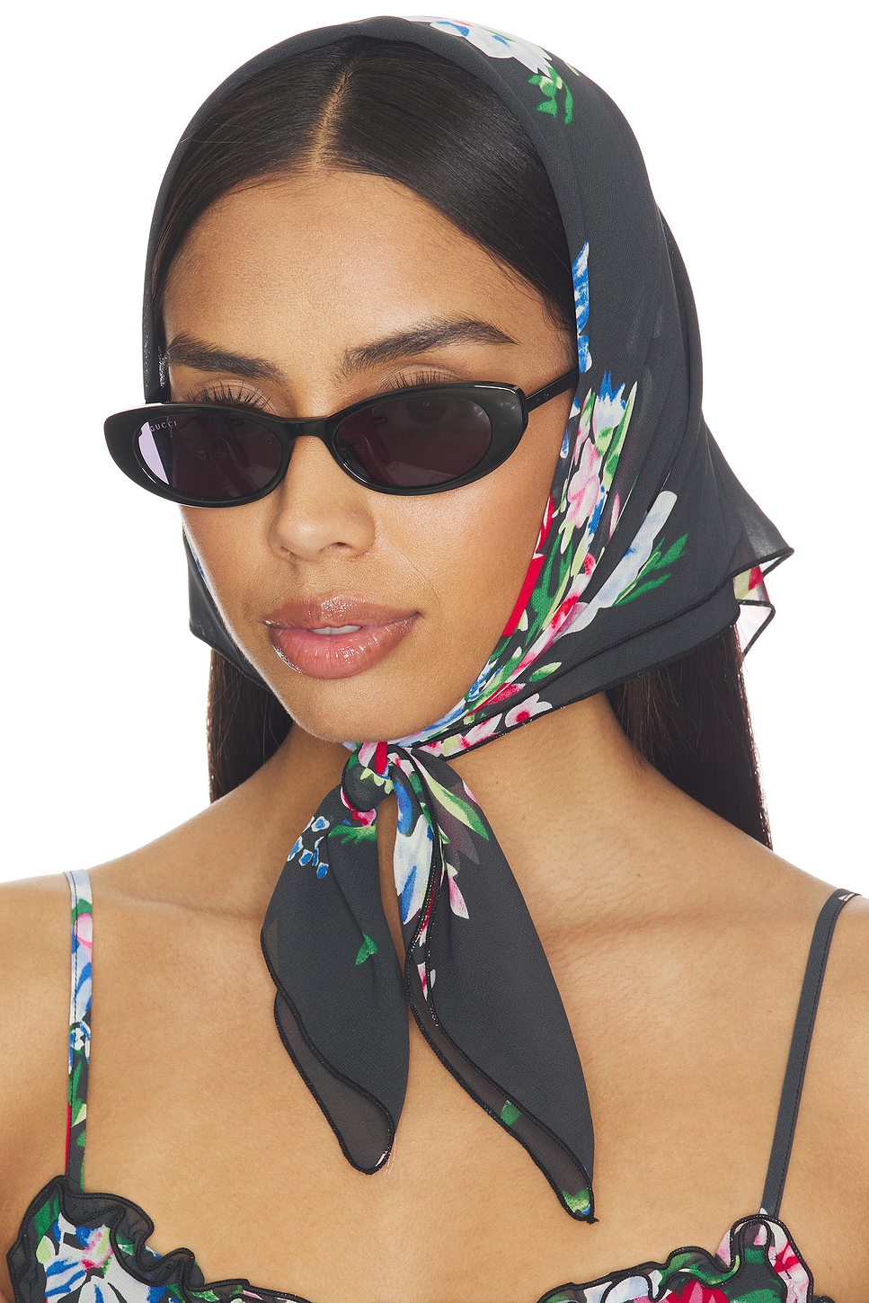 The Josie Chiffon Head Scarf by Frankies Bikinis